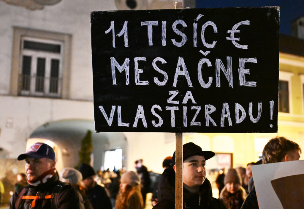 Protest „Slovensko je Európa“ v Košiciach 7. januára 2025. Foto: František Iván/TASR