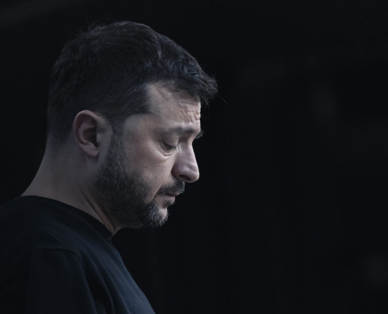 Volodomyr Zelenskyy. Foto: Nicolas Economou / NurPhoto via Getty Images