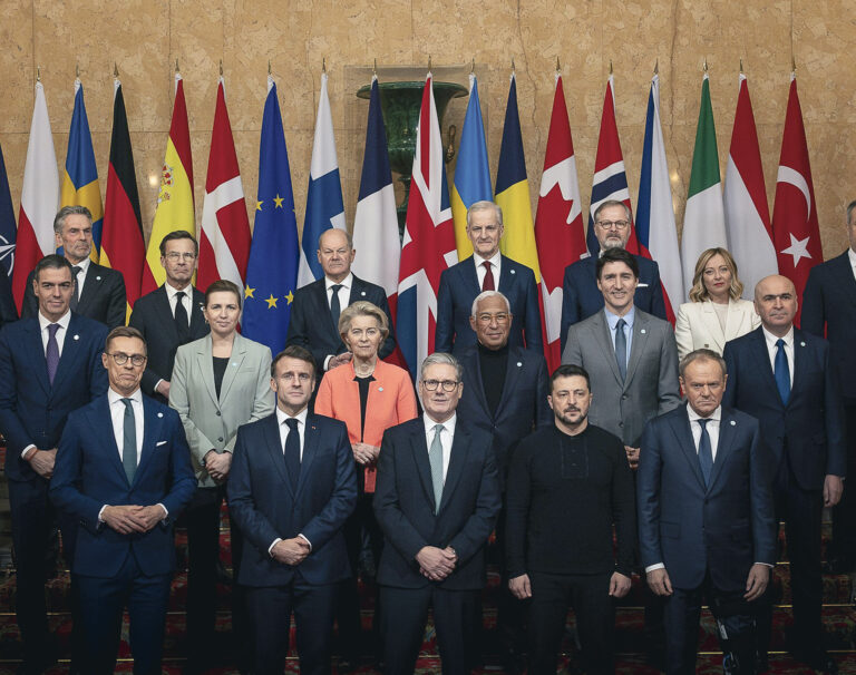 Londýn, Spojené kráľovstvo. Premiér Keir Starmer hostí summit európskych lídrov v Lancaster House. Foto: ROTA / Camerapress / Profimedia
