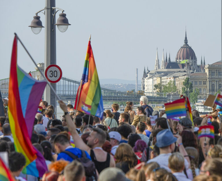 Pride pochod v Budapešti. Foto: Ferenc ISZA / AFP / AFP / Profimedia