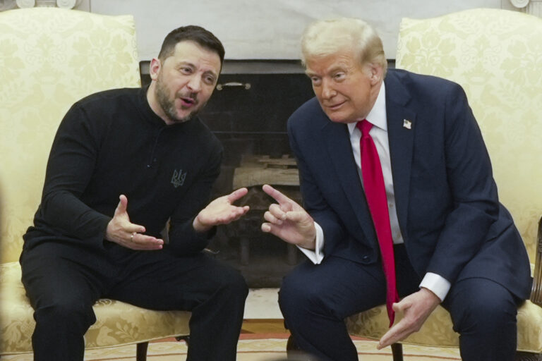 Volodymyr Zelenskyj a Donald Trump. Foto: TASR/AP