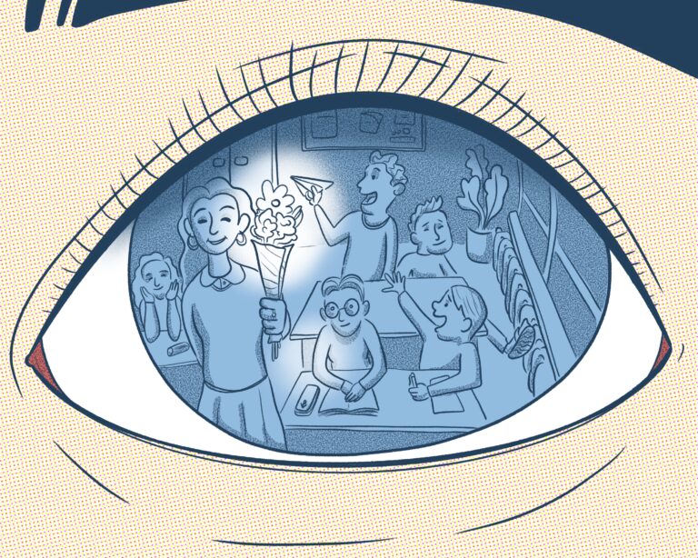 Deň učiteľov. Ilustrácia: Vlado Palša