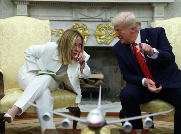 Meloniová vo Washingtone: Dúfame, že opäť urobíme Západ veľkým