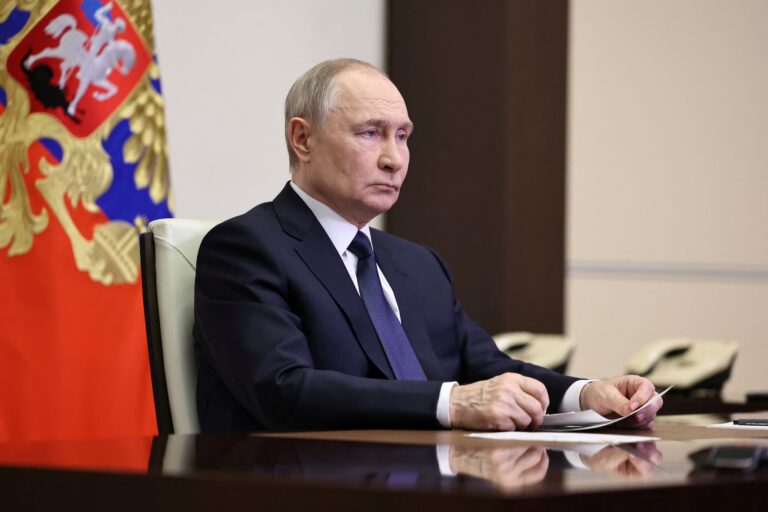 Vladimir Putin. Photo: Sputnik/Alexander Kazakov/ Reuters