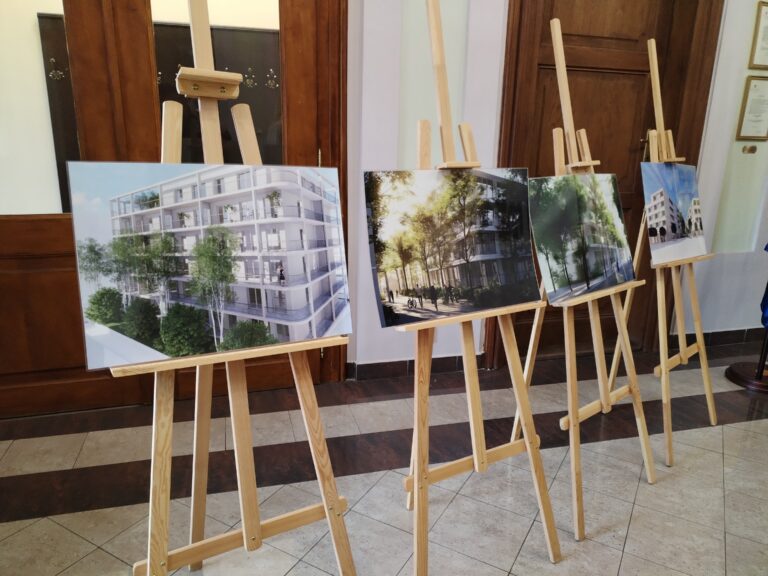 Mesto Košice predstavilo štyri lokality, kde by malo vyrásť prvých 720 štátom podporovaných nájomných bytov. Ide o ulice Jesenského, Thurzova, Clementisova a Popradská.  FOTO TASR - Diana Semanová 