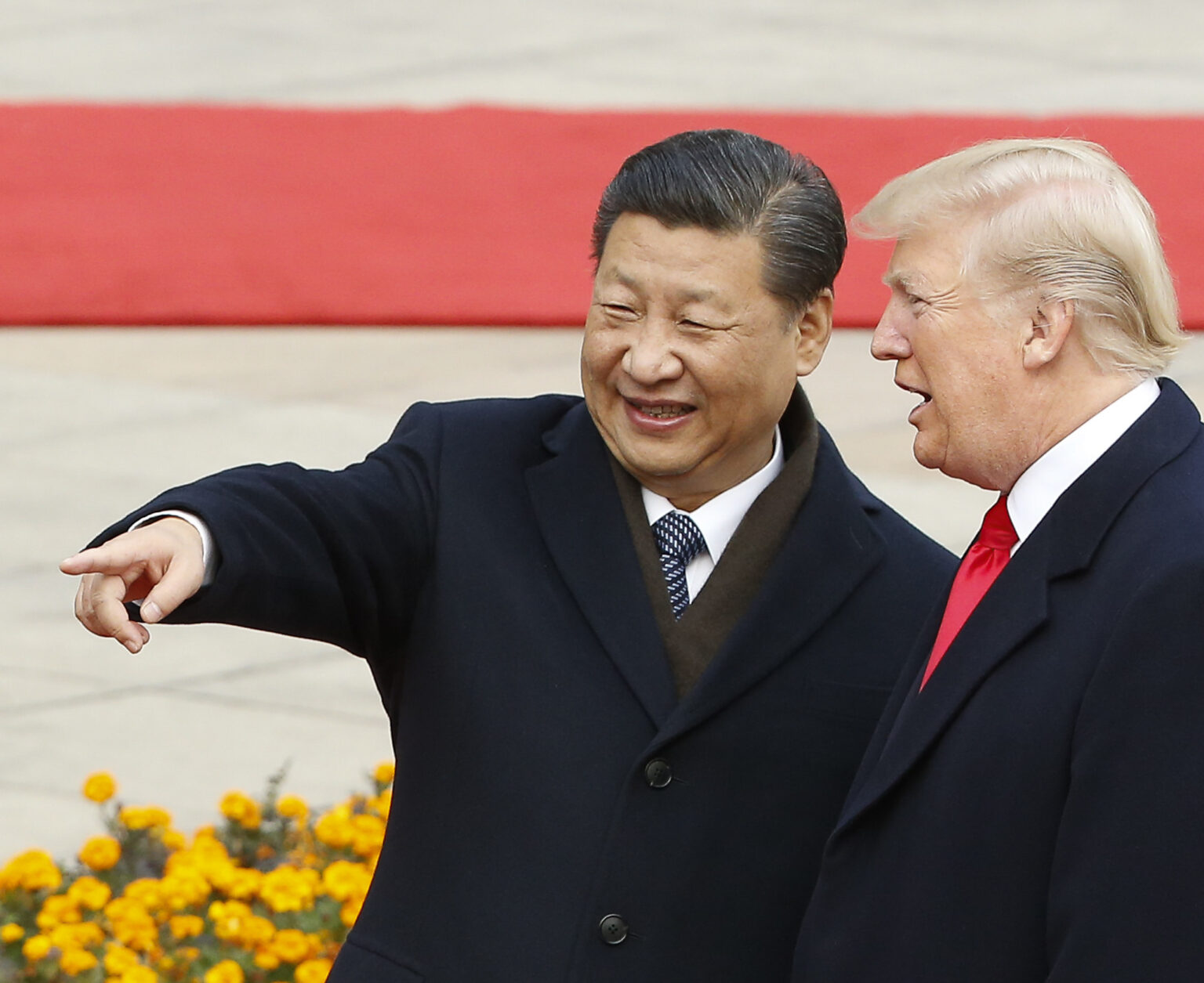 Donald Trump a Xi Jinping. Foto: Thomas Peter-Pool/Getty Images