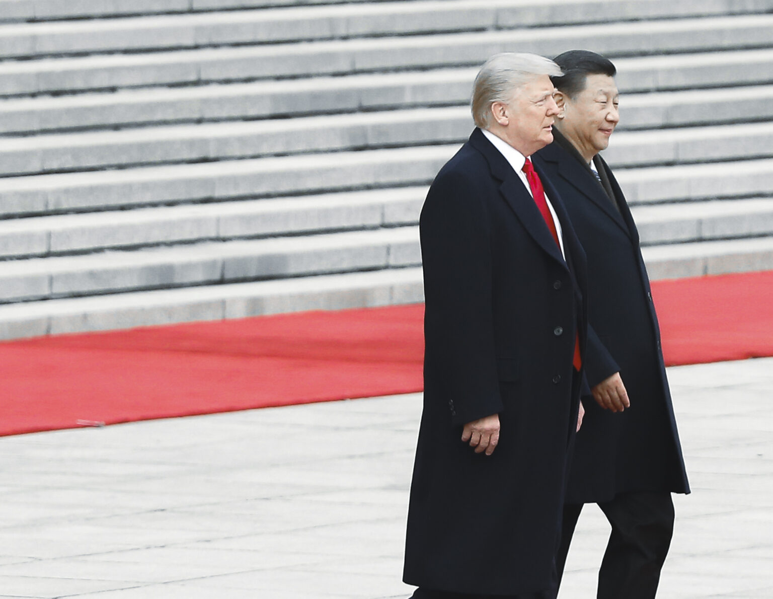 Donald Trump a Si Ťin-pching. Foto: Thomas Peter-Pool/Getty Images