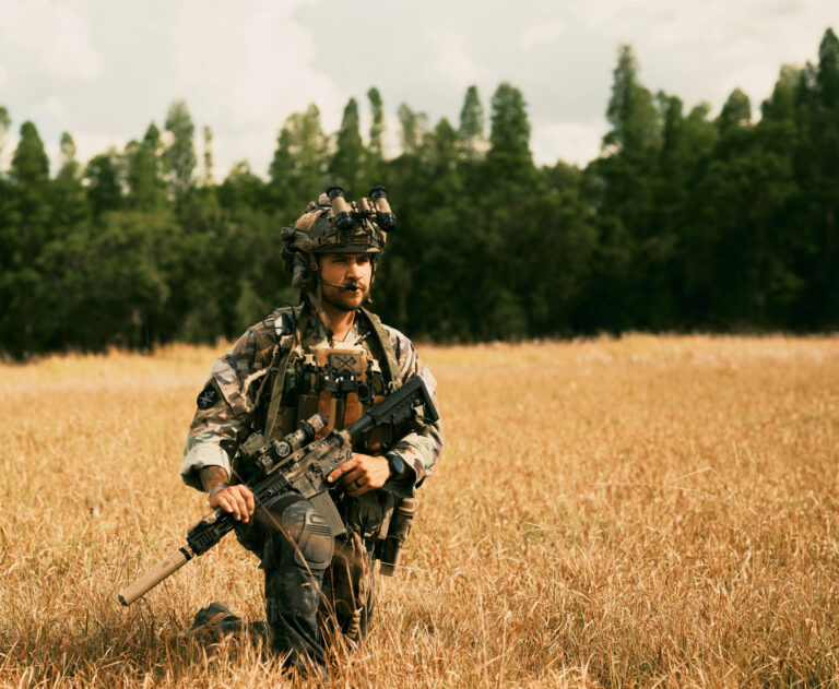 Christopher Eric Roscher, veterán vzdušných síl, vedie kurz s názvom Full Contender Minuteman v Leesburgu na Floride. Foto: Zack Wittman pre New York Times
