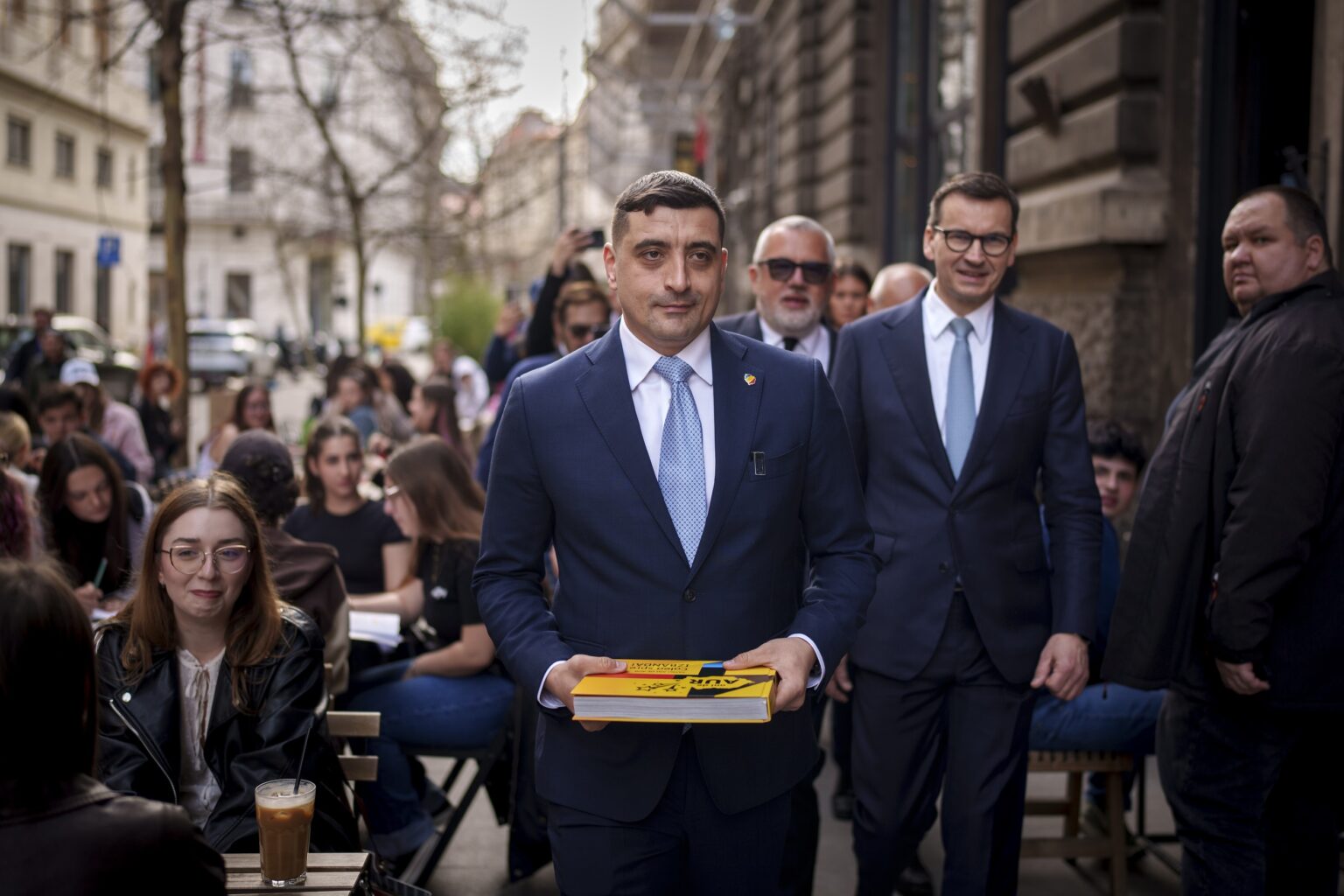 George Simion. Foto: TASR/AP