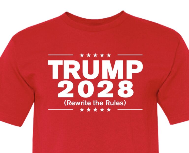 Trump spustil predaj oblečenia s nápisom „Trump 2028“