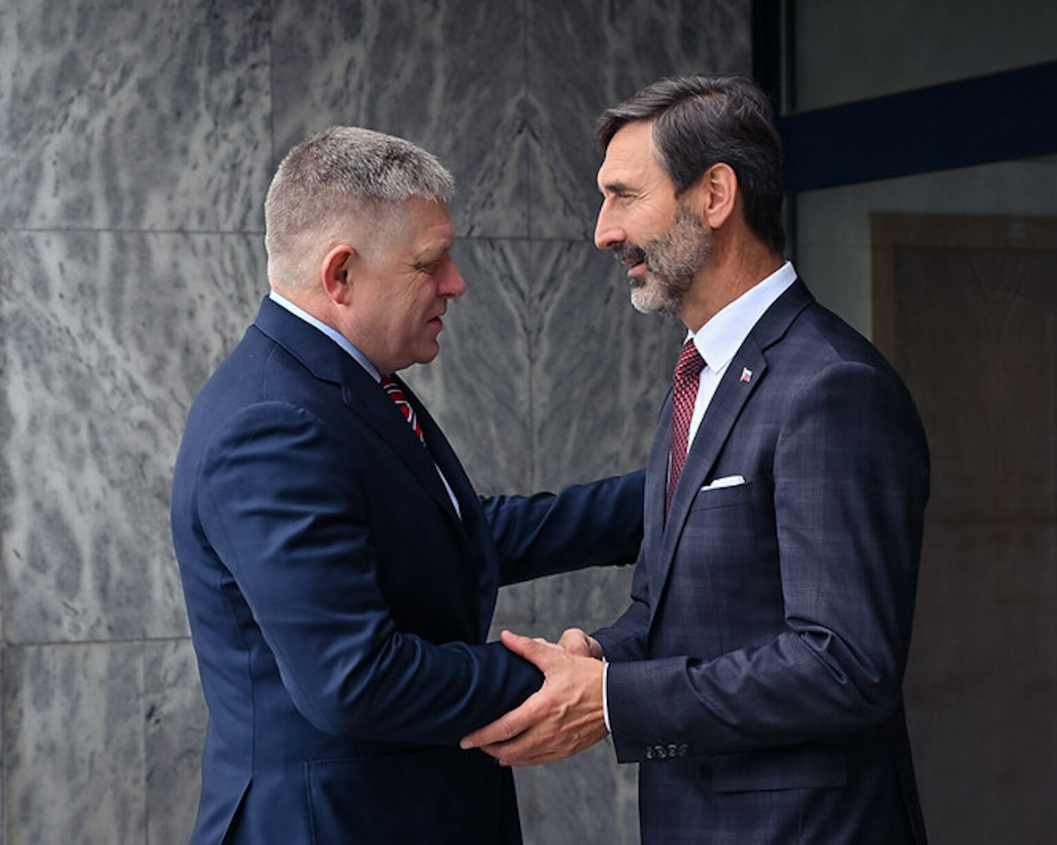 Robert Fico a Juraj Blanár. Foto: MZVEZ/TASR