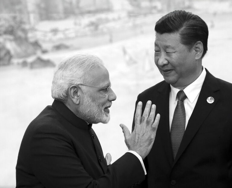 Narendra Modi a Xi Jinpign. Foto: Mikhail Svetlov/Getty Images
