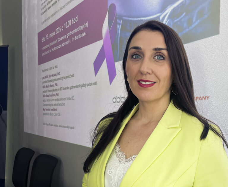 Veronika Ivančíková, predsedníčka Slovak Crohn Clubu. Foto: Miroslava Pavlíková