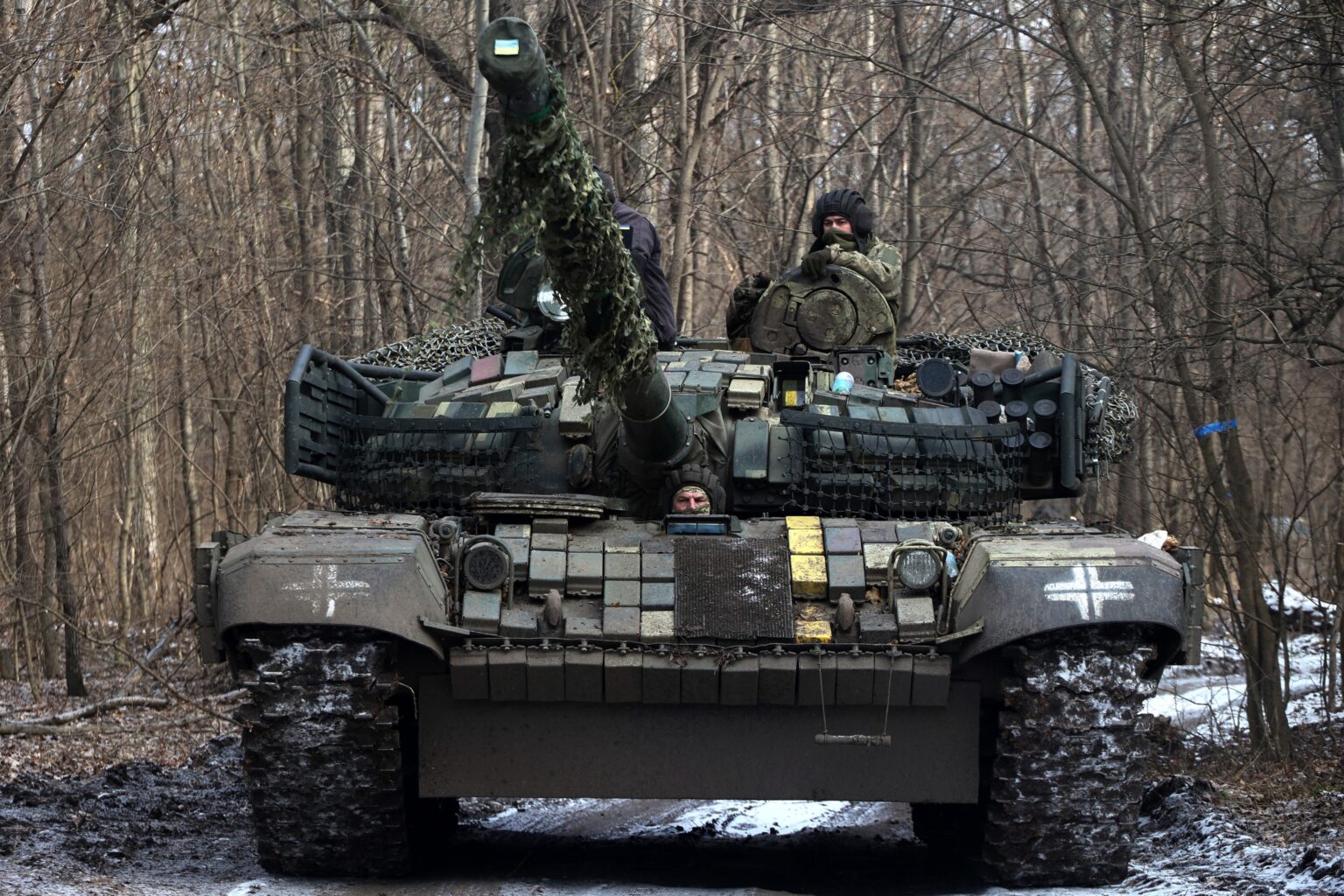 Ukrajinský tank, ilustračný obrázok. Foto: Viacheslav Madiievskyi / Ukrinform via ZUMA / SplashNews.com / Splash / Profimedia