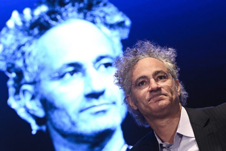 Výkonný šéf firmy Palantir Alex Karp. Foto: Brendan SMIALOWSKI / AFP / AFP / Profimedia