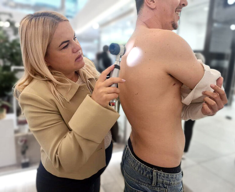 Vyšetrenie znamienok je bezbolestné a predíde možným komplikáciám. Foto: redakcia