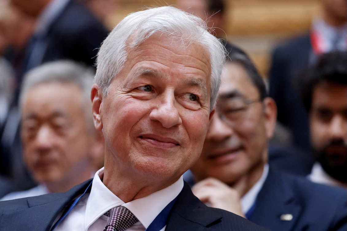 Šéd JPMorgan Jamie Dimon. Foto: LUDOVIC MARIN/Pool via REUTERS