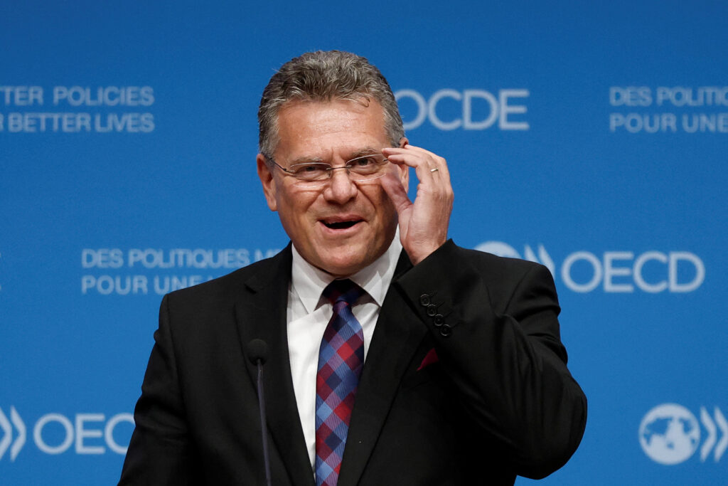 Maros Sefcovic. Photo by Benoit Tessier/REUTERS
