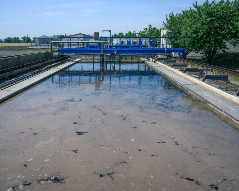 Čistiareň odpadových vôd v meste Šamorín. Foto: Jaroslav Novák/TASR