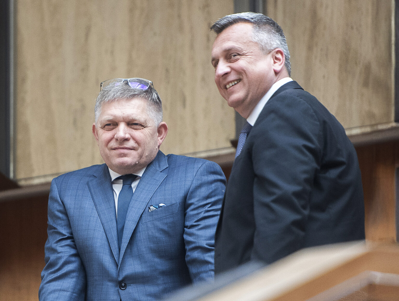 Robert Fico (vľavo) a Andrej Danko Foto: Martin Baumann/TASR