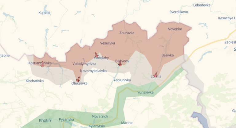 Sumská oblasť pod tlakom, Moskva prelamuje obranu dedín