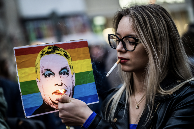 Aktivisti LGBTQ+ komunity v Maďarsku. Foto: REUTERS/Marton Monus