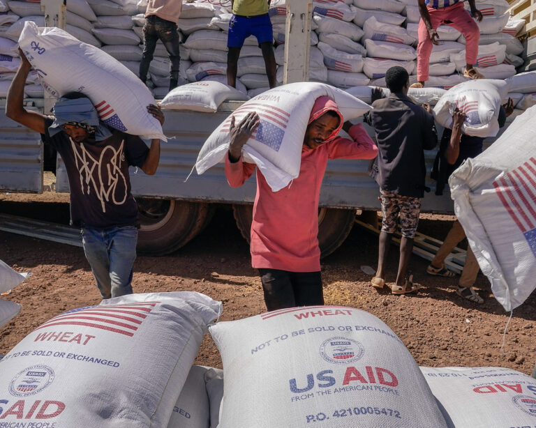 Pomoc pre utečencov v Etiópii od USAID. Foto: J. Countess/Getty Images