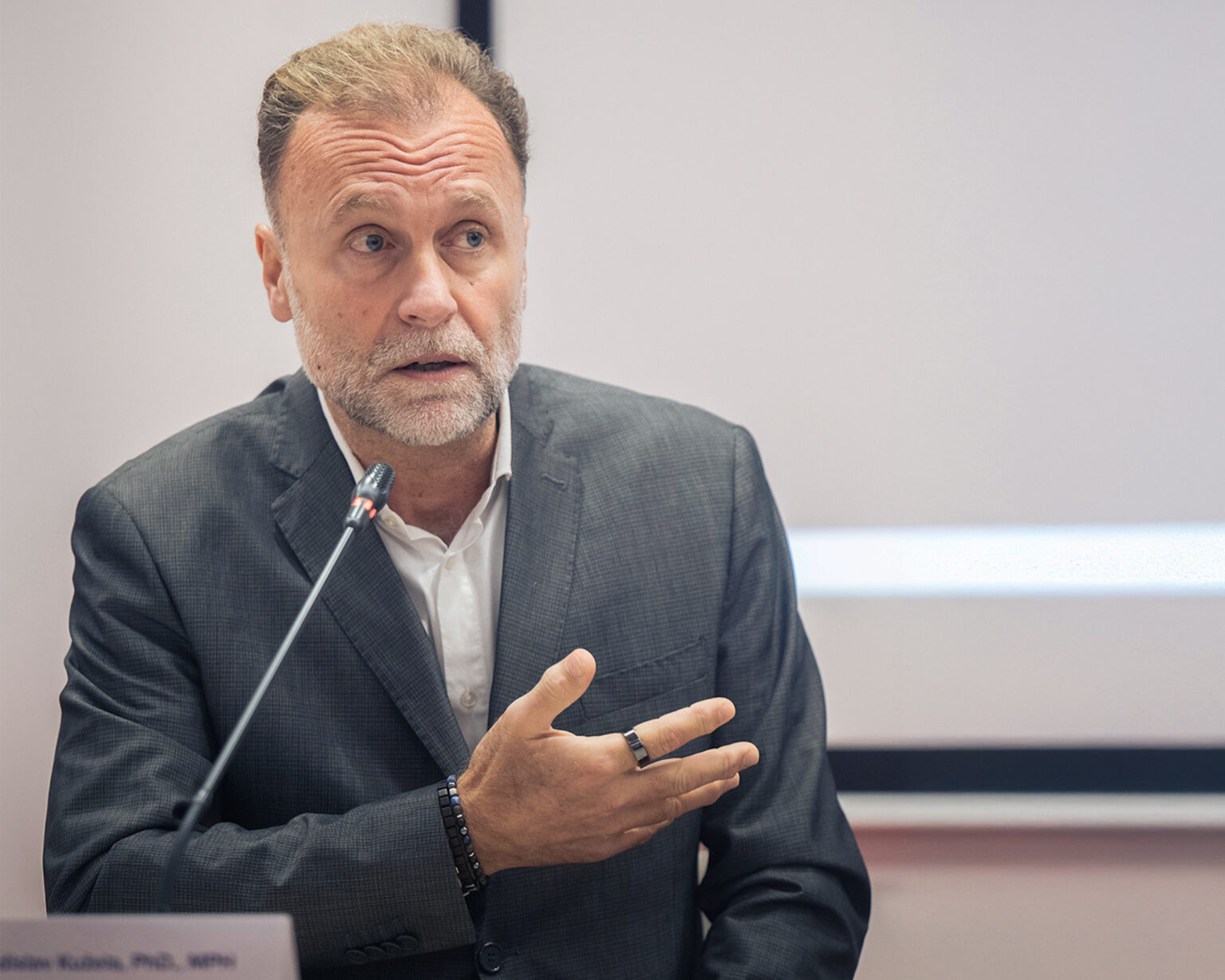 Riaditeľ Univerzitnej nemocnice sv. Michala v Bratislave Ladislav Kužela. Foto: TASR/Martin Bauman