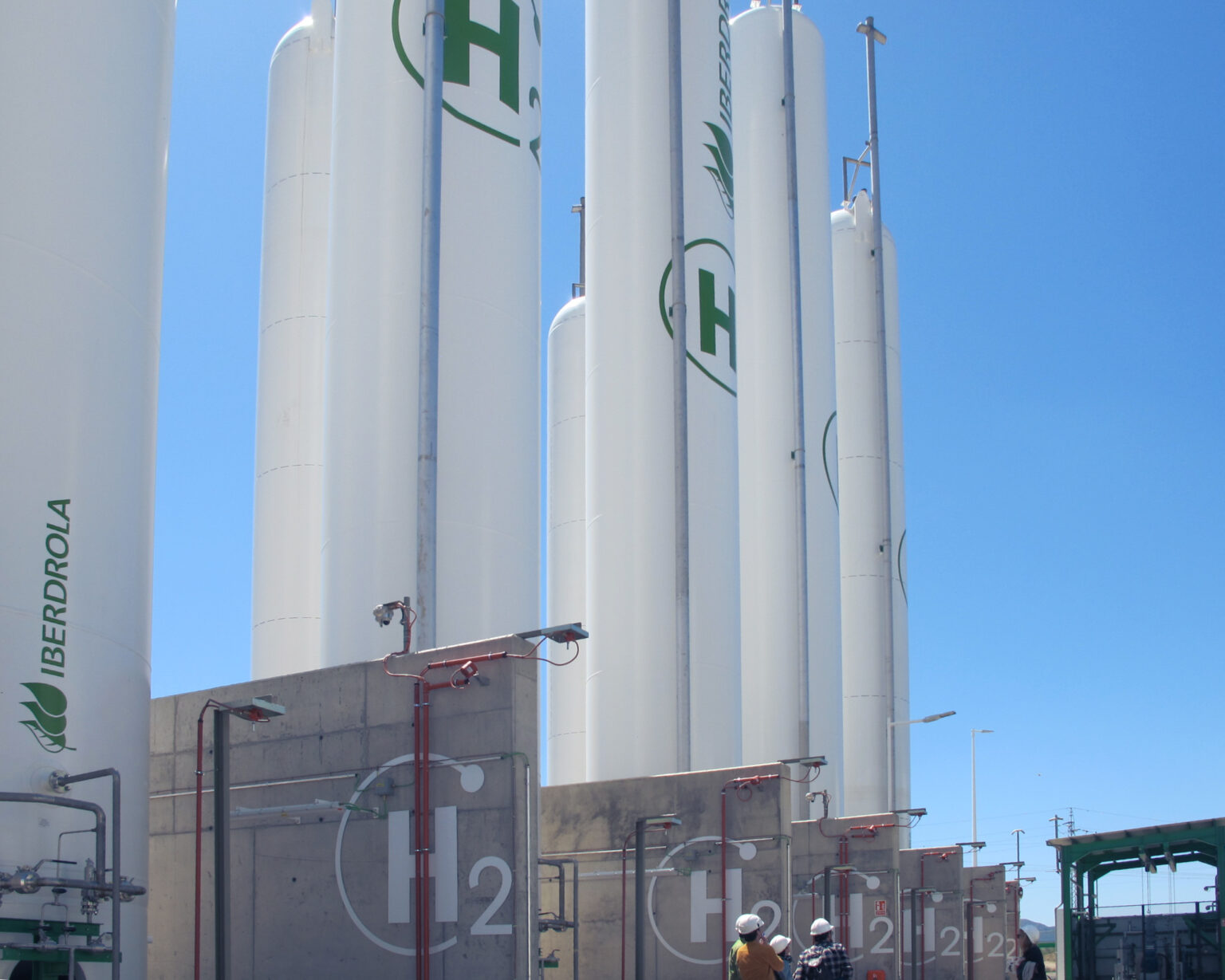 Zelený vodík v Puertollano, Španielsko. Foto: Jan-Uwe Ronneburger/picture alliance via Getty Images