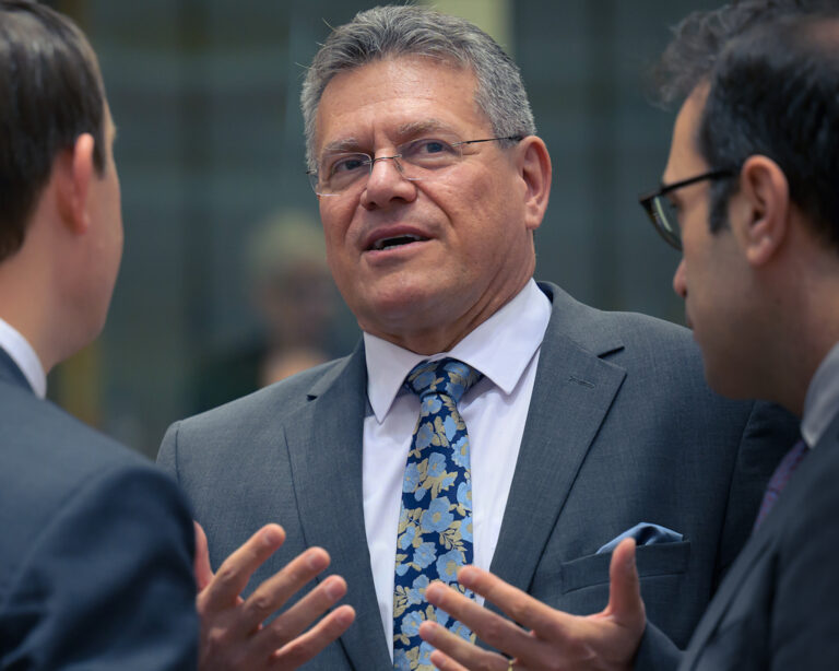 Maroš Šefčovič. Foto: Jonathan Raa/NurPhoto via Getty Images.