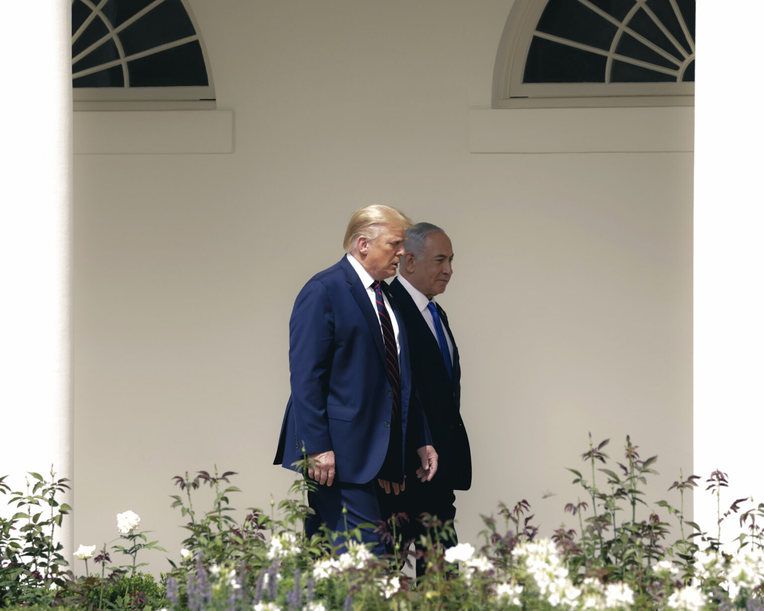 Donald Trump a Benjamin Netanyahu. Foto: Alex Wong/Getty Images