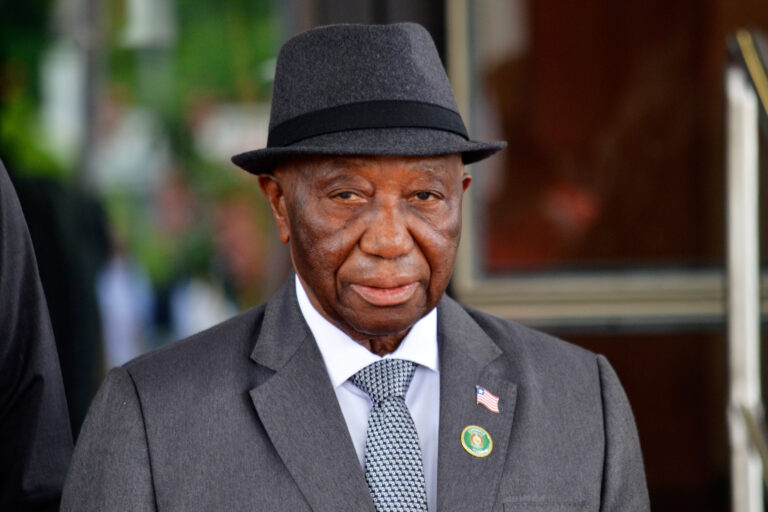 Joseph Boakai. Foto: AP Photo/Olamikan Gbemiga, File