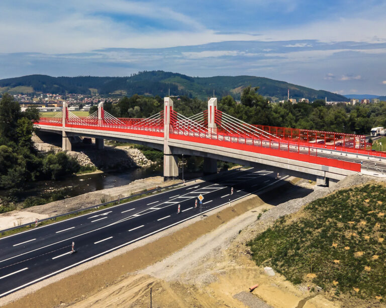 Diaľničný privádzač v Kysuckom Novom Meste rieši prepojenie cesty I/11 s budúcou diaľnicou D3. Foto: ndsas.sk