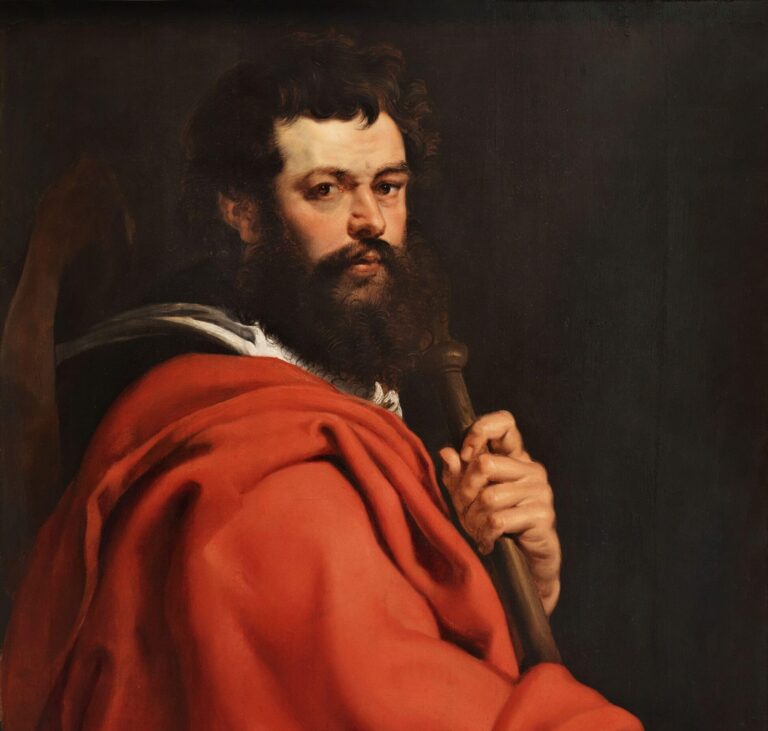 Svätý Jakub, jeden z dvanástich Ježišových učeníkov.  Peter Paul Rubens, 1612. Foto: CBW /Alamy/Profimedia