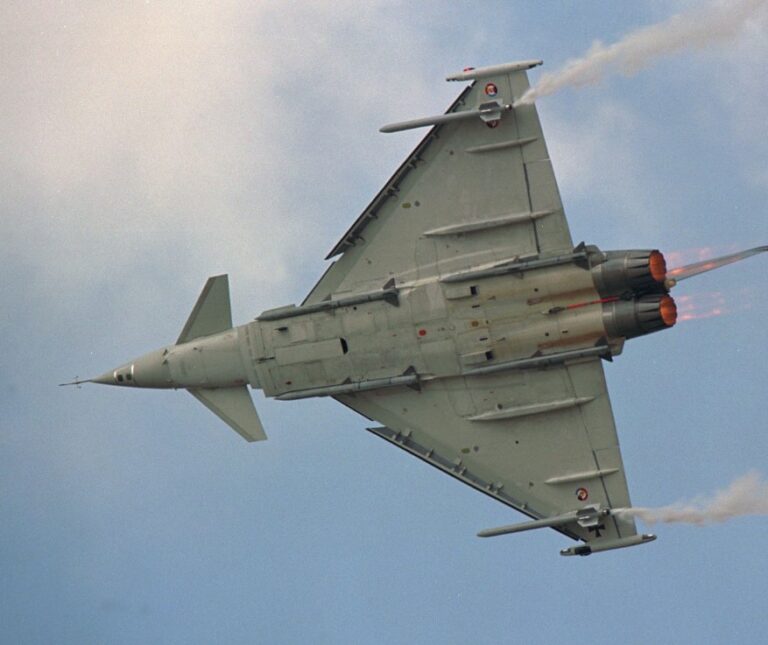 Sonntagsdienst für Eurofighter-Piloten: Alarmstart