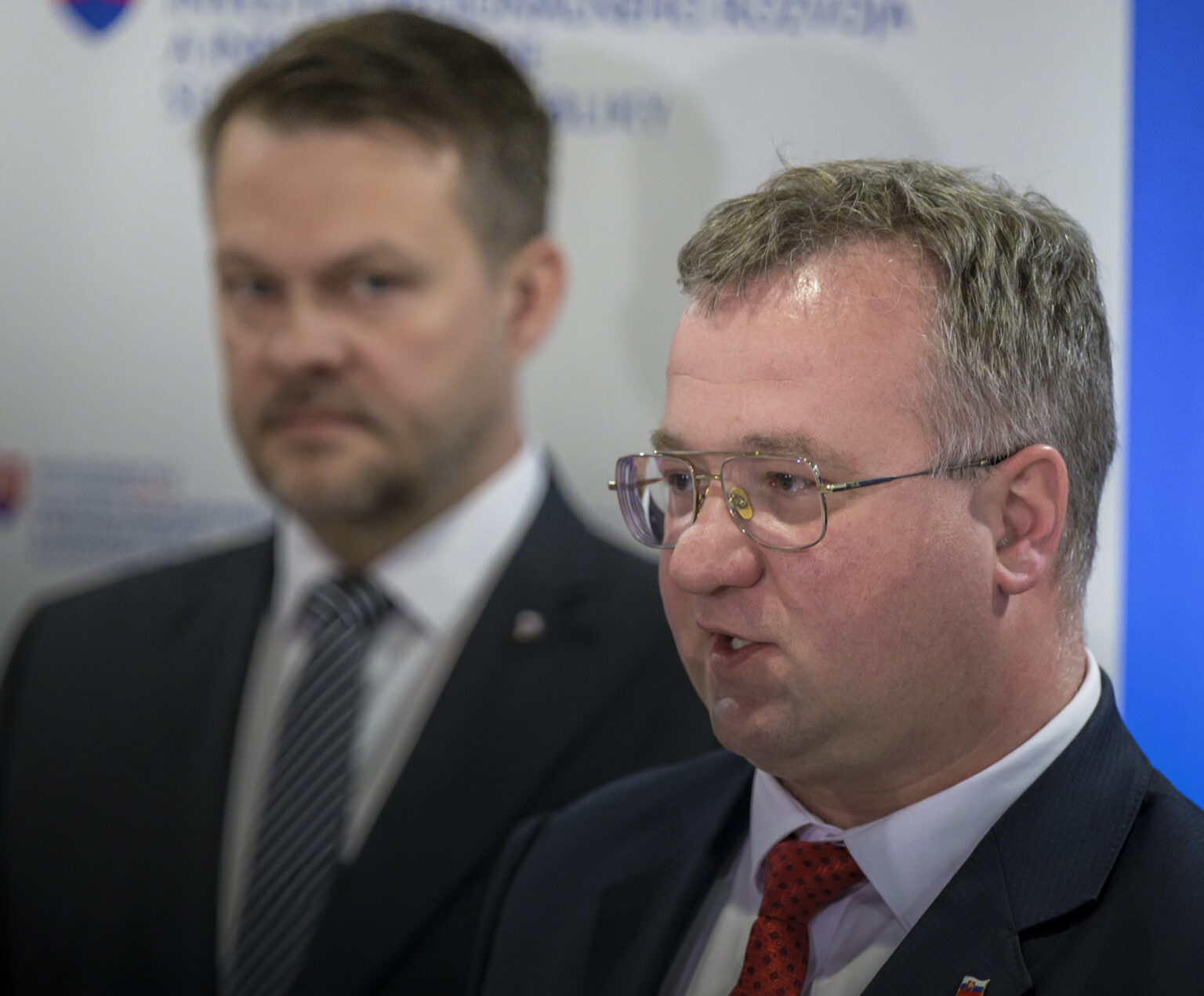 Radomír Šalitroš a Samuel Migaľ. Foto: Veronika Mihaliková / TASR