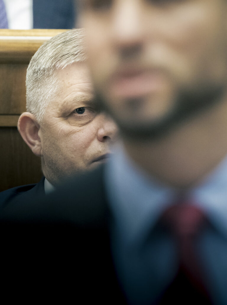 Robert Fico a Michal Šimečka.
