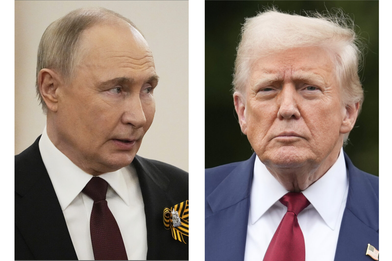 Vladimir Putin a Donald Trump. Foto: TASR/AP