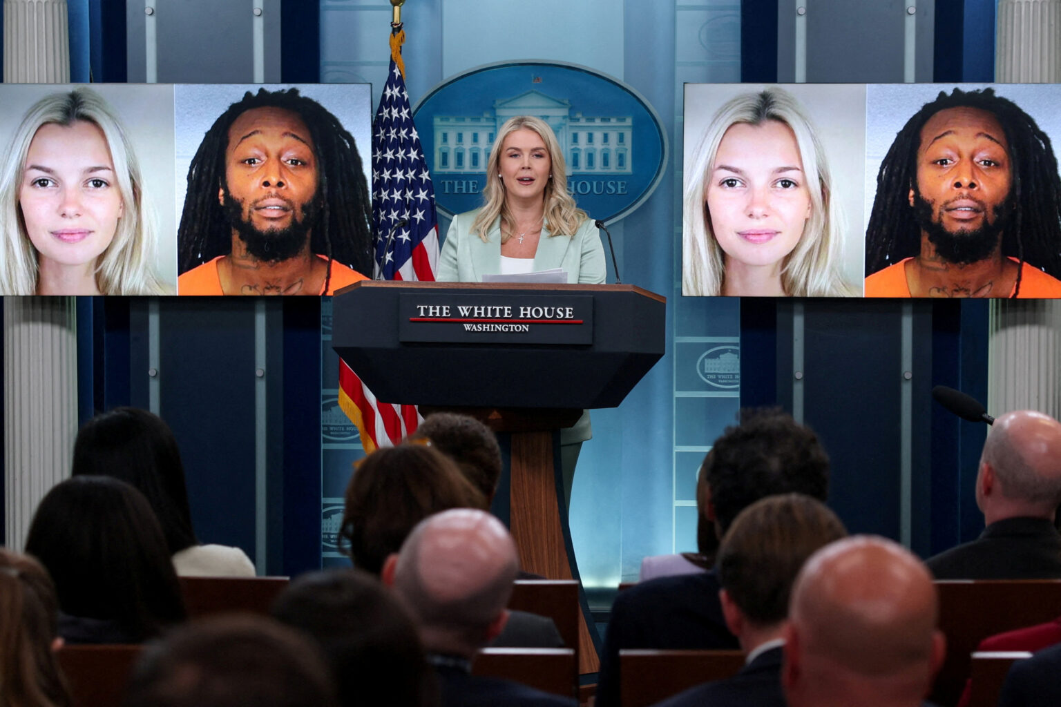 Fatal stab wounds inflicted on Ukrainian woman Iryna Zarutskaya on a train. Photo: Jonathan Ernst/Reuters