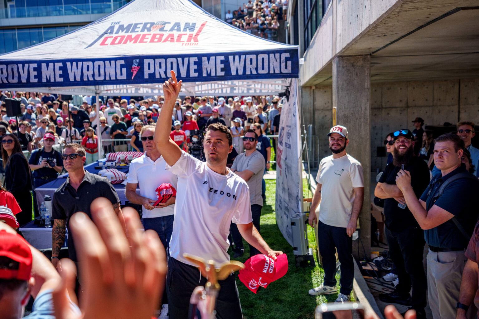 Charlie Kirk. Foto: Trent Nelson/The Salt Lake Tribune via Reuters