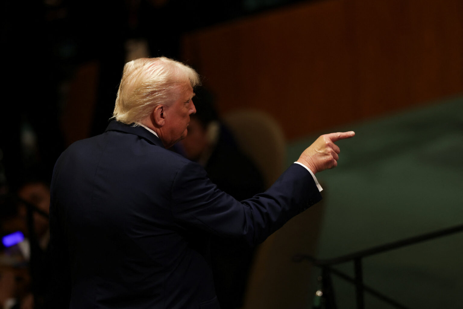 Donald Trump v OSN. Foto: Jeenah Moon/Reuters