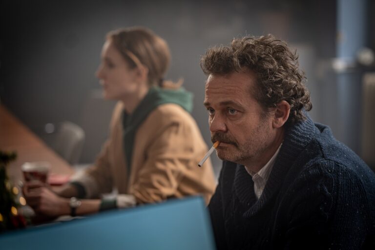 Vrchný inšpektor Peter Ledecký, ktorého hrá Marián Miezga, je hlavnou postavou seriálu Neuer. Foto: Marcel Grega TV JOJ/Facebook 