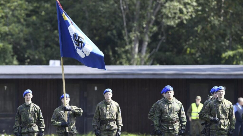 Zástava fínskeho letectva. Foto: RFI/X