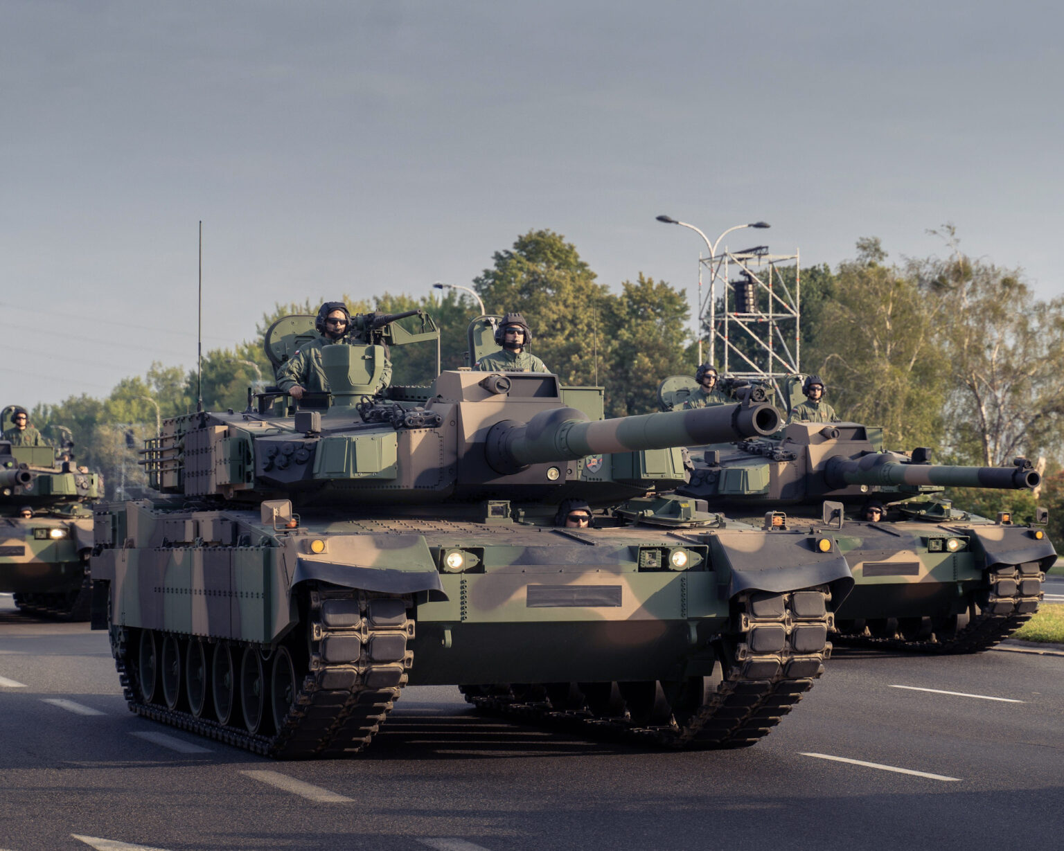 A K2 tank during a drill for the military parade in Poland. Photo: SOPA Images Limited/Alamy/Profimedia