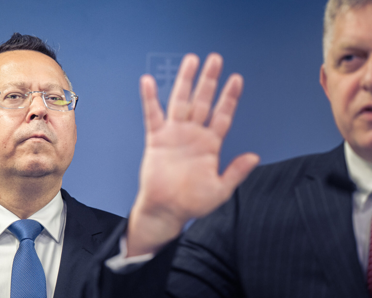 Ladislav Kamenický a Robert Fico. Foto: Martin Baumann/TASR