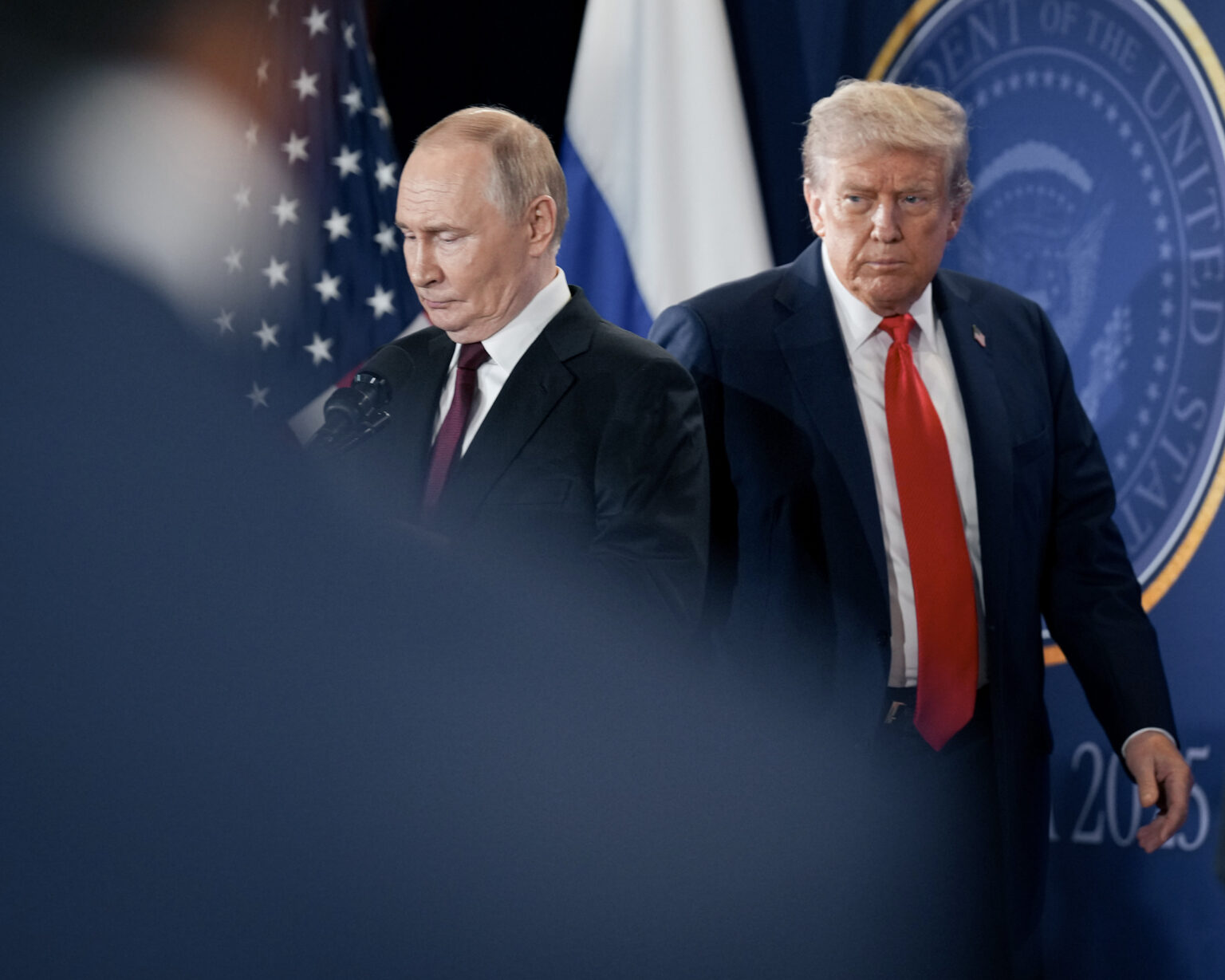 Vladimir Putin a Donald Trump. Foto: Andrew Harnik/Getty Images