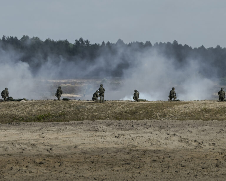 Vojenské cvičenie Iron Defender 25 v Poľsku. Foto: Artur Widak/NurPhoto