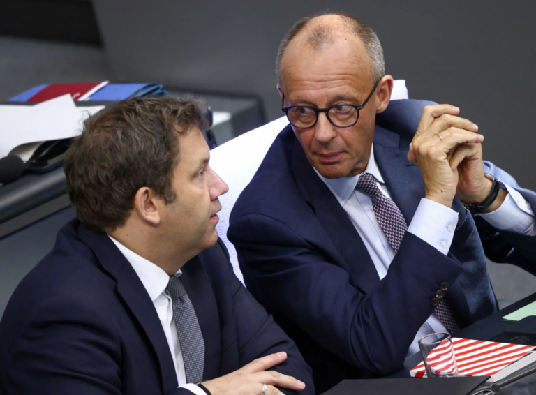 Lars Klingbeil und Friedrich Merz. Foto: Reuters