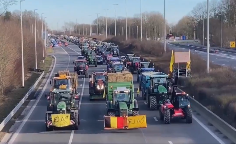 Farmári protestovali v Bruseli proti dohode EÚ-Mercosur