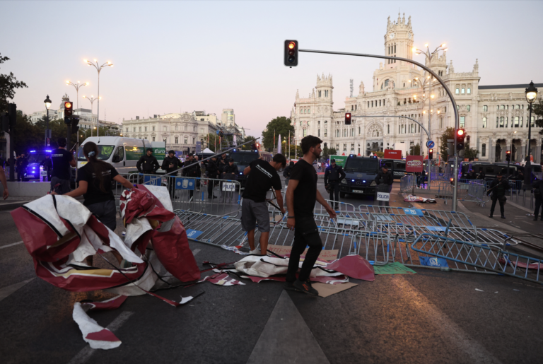 Riaditeľ Vuelty odsúdil propalestínske protesty, ktoré narušili preteky